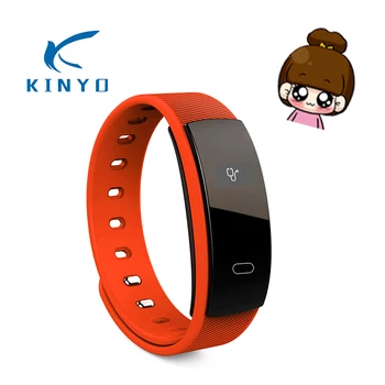 

KINYO fashionable sports wristband heart rate monitoring smart band multiple sports modes outdoor activity bracelet pk mi band 3