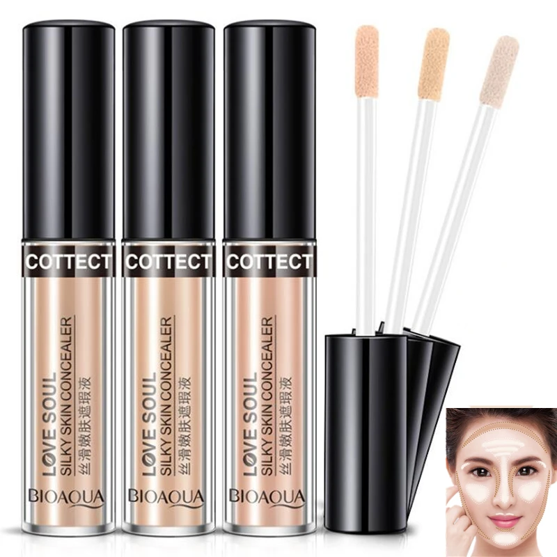 

3Colors Tube Face Concealer Cream Make up primer Invisible Pore Wrinkle Cover Pores Concealer Foundation Base make up