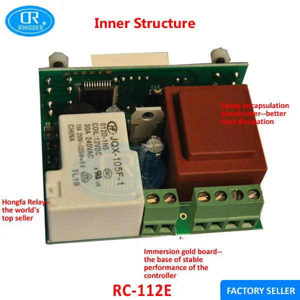 Функция зуммера RC-112E 12 в прохладное тепло вкл/выкл реле Универсальный цифровой регулятор температуры регулирующий термостат