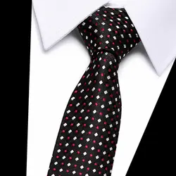 Классический 100% шелк Для мужчин s Галстуки Новый Дизайн шеи связей 8 см плед и полосатые галстуки для Для мужчин формальные Бизнес свадебная