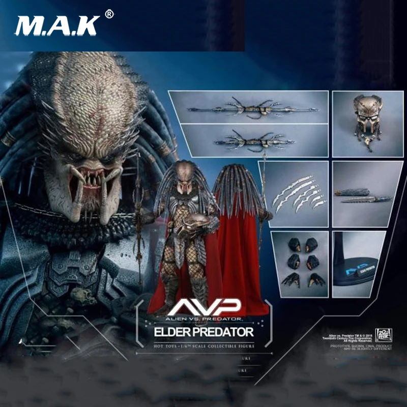 Горячие игрушки MMS325 AVP 1/6th весы старший Хищник фигурка Коллекционная Параметры