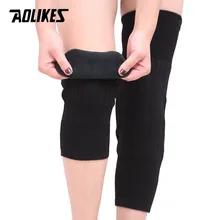 AOLIKES, 1 пара, длинные кашемировые теплые наколенники, шерстяные наколенники, для мужчин и женщин, для велоспорта, удлиненные, защитные наколенники