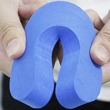 Лидер продаж 4 шт./компл. EVA детская безопасная Защитная дверная Пробка Защита Детская безопасность домашняя кухня спальня безопасность дверь клип