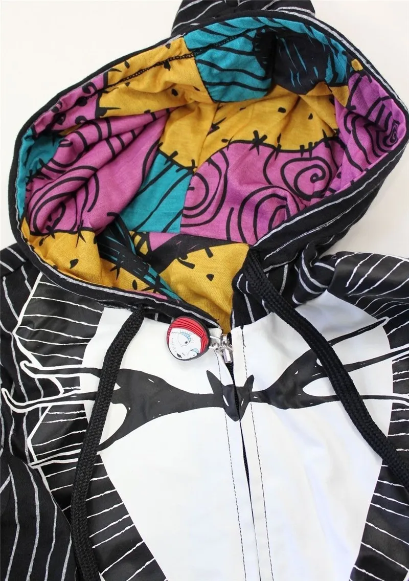 jack and sally reversible hoodie