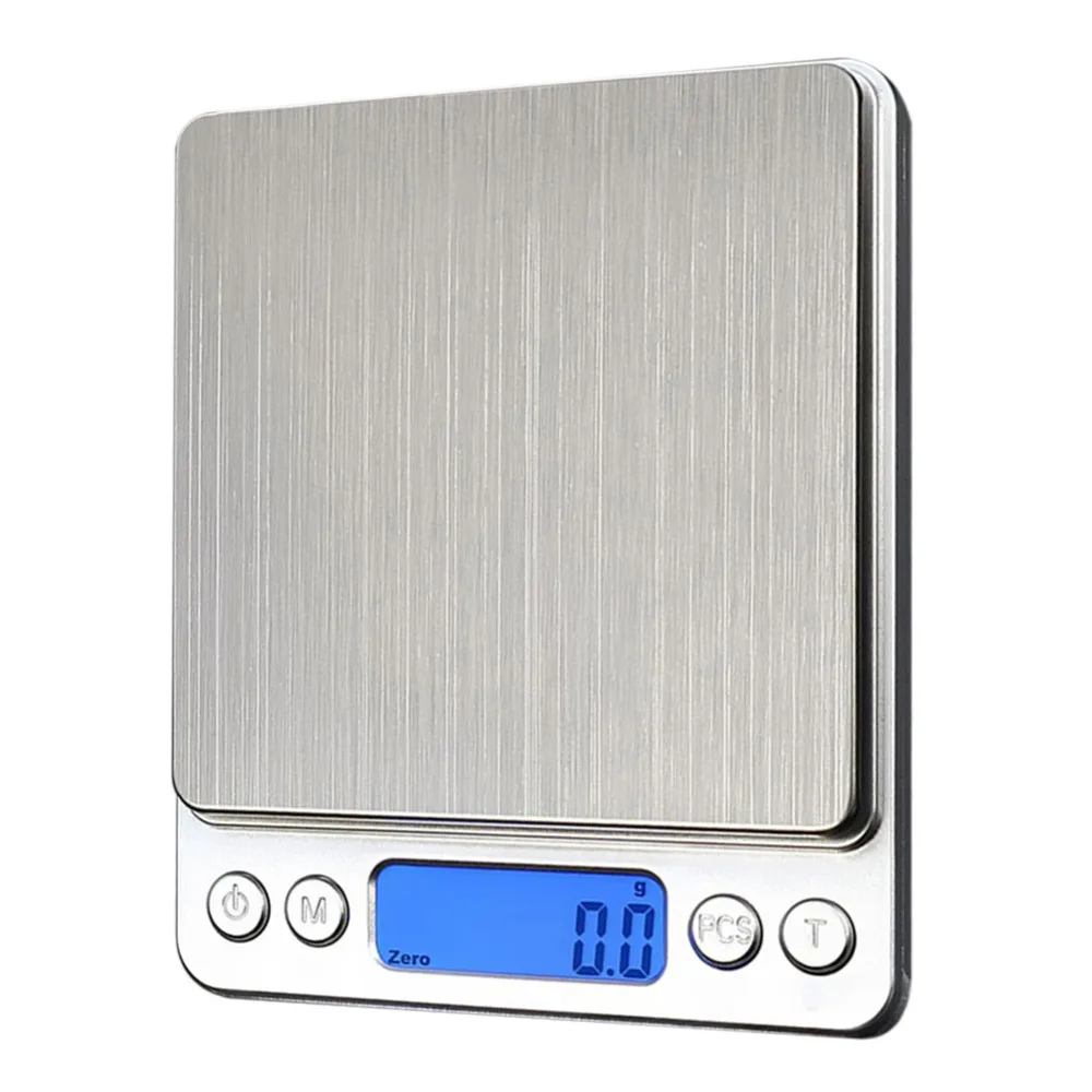 

1000g/ 0.1g LCD Digital Scales Electronic Stainless Steel Precision Jewelry Scales Weighing Device with Backlight