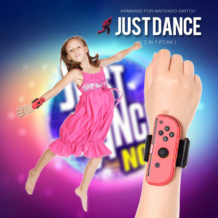 Ремешок для рук Just Dance, аксессуары для nintendo Switch, танцевальная игра nintendo s, браслет для nintendo Joycon