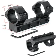 10 см низкопрофильные 11 мм ласточкин хвост. 22 пневматического пистолета 30 мм кольца прицела с стоп-штифтом для охотничьей тропы Тактическая Винтовка прицел крепление кольцо прицел