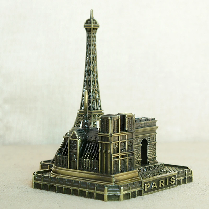 

Paris Tower Arcade Arch Arc De Triomphe Church Notre-Dame De Paris European French Tourist Souvenir Friend Posing Home Decor