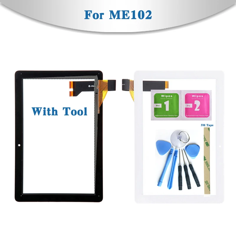 Для ASUS Memo Pad 10 ME102 ME102A планшетов с сенсорным экраном дигитайзер сенсор передняя