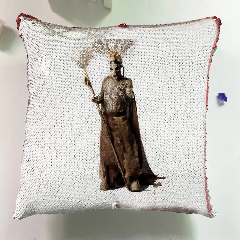 Fashion Movie Cushions Home Decor Couch Pillows Reversible Sequin Pillowcase Glitter Seat Horror Cushion Cover Sofa J050 (7)