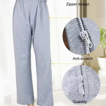 

Unisex Patient Care Pants Hospital Home Care Nursing Aid Clothes for Disability Elderly Patient Bace Support v