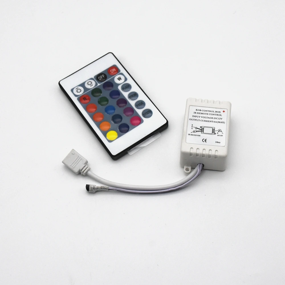 RGB контроллер светодиодной ленты DC12V 24key IR пульт дистанционного управления для SMD