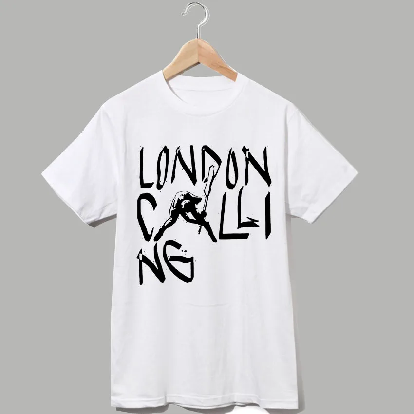 London Calling To The Far Away Towns Here Is The Riot Punk The Clash Rock T Shirt Casual Style In T Shirts From Men S Clothing On Aliexpress aliexpress