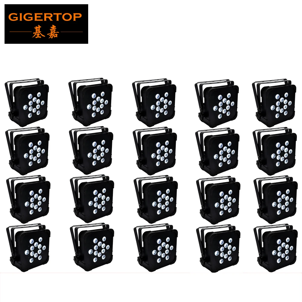 

Freeshipping 20 Pack 12x12W RGBW LED Stage Light Par DMX-512 Lighting Laser Projector Party Club Equipment China Led Stage Light
