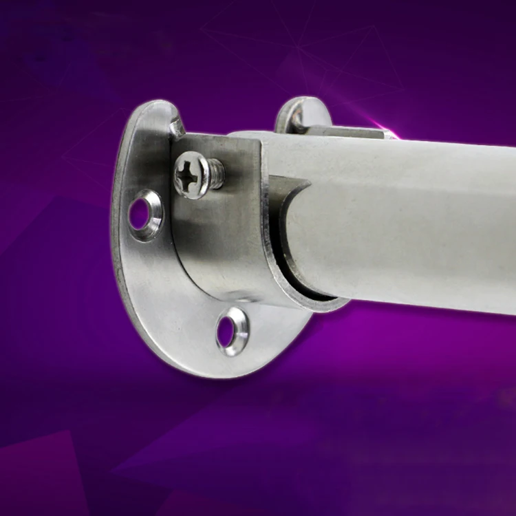 4pic stainless steel Tube seat household hardware wall bracket fixed