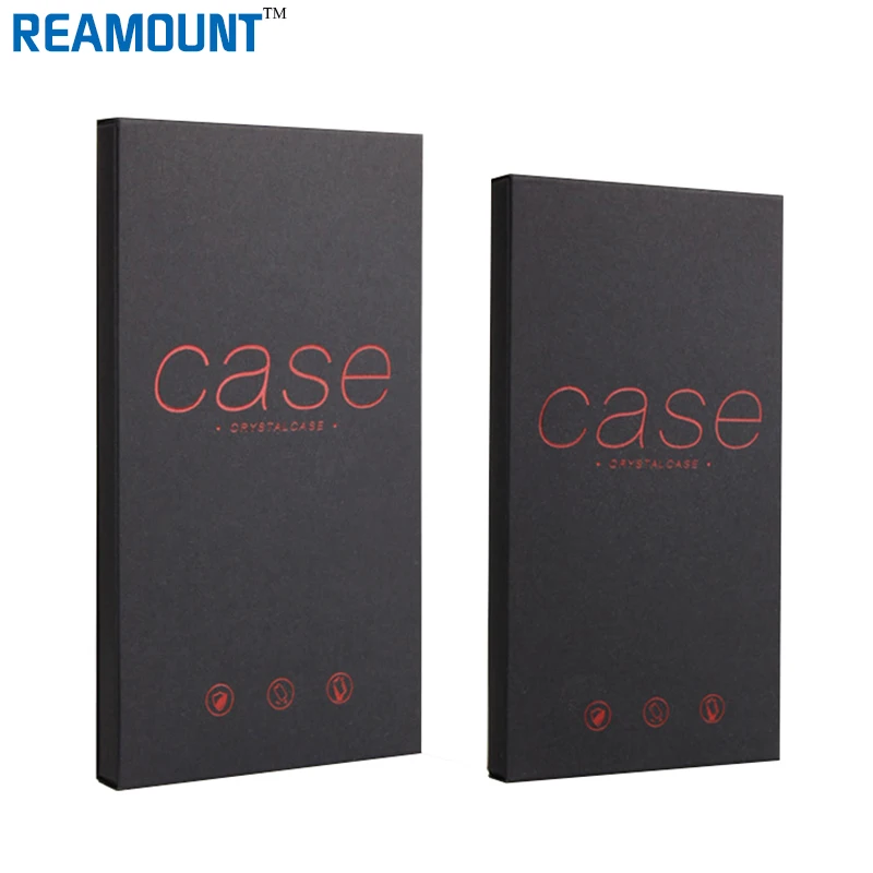

100 pcs Hot Selling Universal Black Paperboard Package Packaging Box for iPhone 6 6S Protective Mobile Phone Case