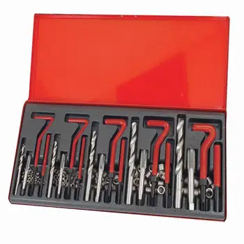 

131 PCS Thread Repair Set Metric Heli-coil Kit Stripped Threads Workshop Tool