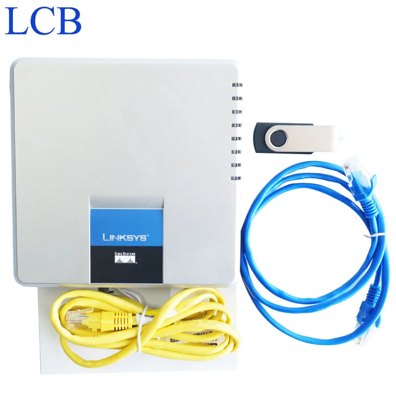 Разблокированный сетевой адаптер Linksys SPA400 SIP IP PBX интернет 4 порта FXO Voicemail VoIP