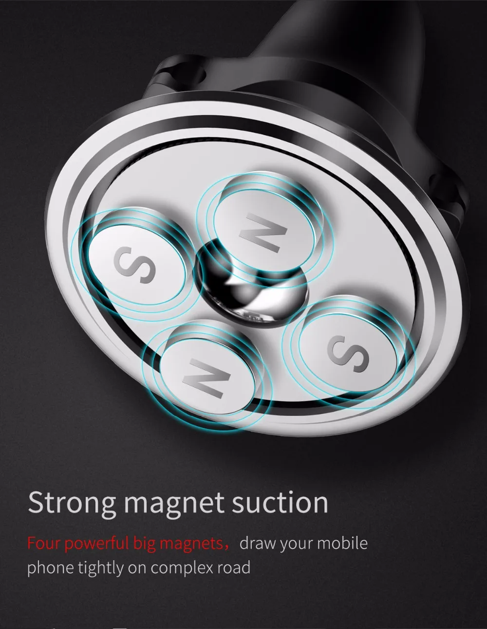 cell phone stand for desk Baseus Car Phone Holder for iPhone X 8 Samsung GPS Mobile Phone 360 Degree Universal Magnetic Holder Stand Car Air Vent Mount phone stand holder