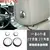 BJMYCYY Reposacabezas Del Coche de Metal Botón de Ajuste de la Cubierta Decoración Para Mercedes Benz C Class C180 C200 C260 W205 2015 2016 Accesorios