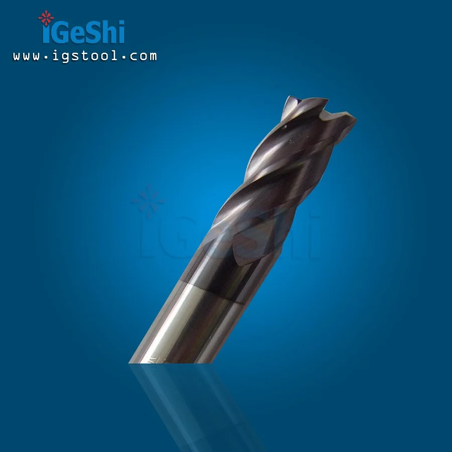 

4 flute 6mm carbide end mill 6*6*15*50 HRC45 solid carbide square endmills milling cutter