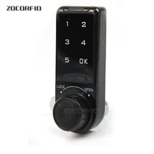 Обновленная Временная или Личная функция паролей сенсорная клавиатура Пароль RFID карта ключ металлический цифровой электронный шкафчик замок