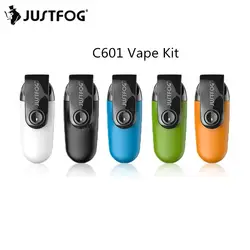 Оригинальный комплект JUSTFOG C601, портативная электронная сигарета mini VAPE pen Kit, 650 мАч, встроенный аккумулятор C601, C601 Pod, комплект электронных