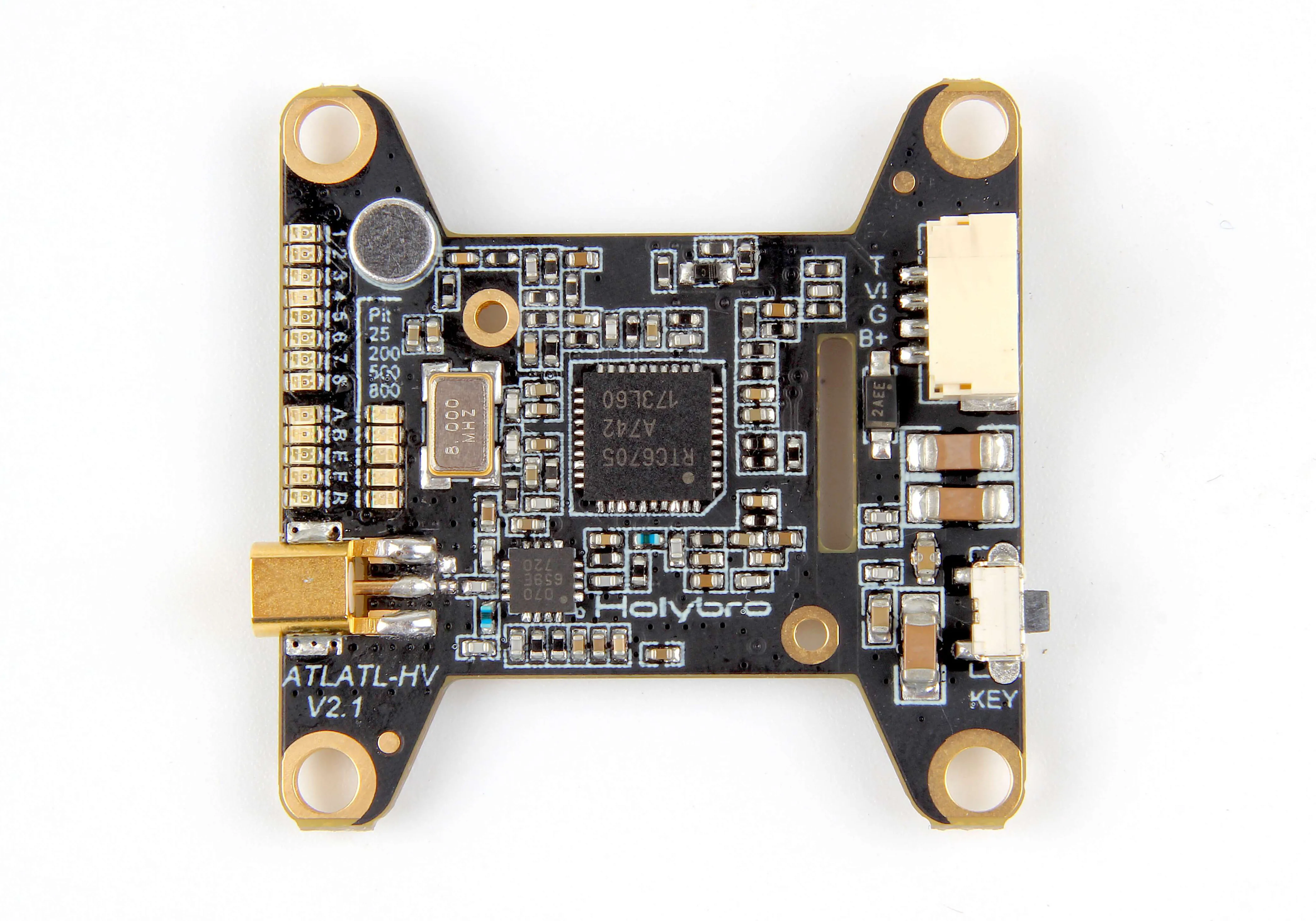 Holybro Kakute F7 Контроллер полета& Holybro Atlatl HV V2 5,8G Видео передатчик& Tekko32 F3 Металл 65A ESC комбо для FPV