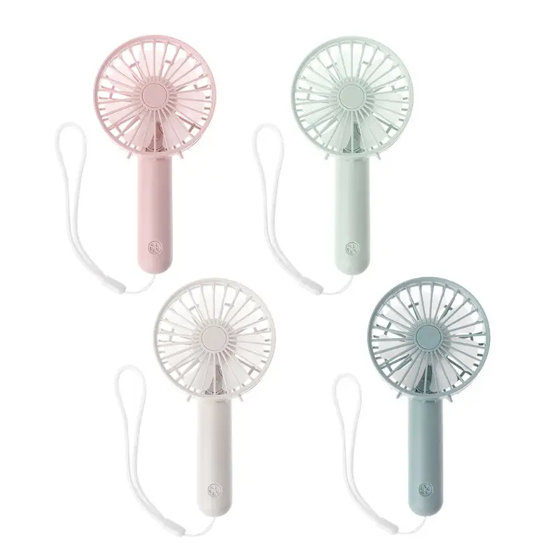 

Foldable Hand Fans Battery Operated Rechargeable Handheld Mini Fan Electric Personal Fans Hand Bar Desktop Fan