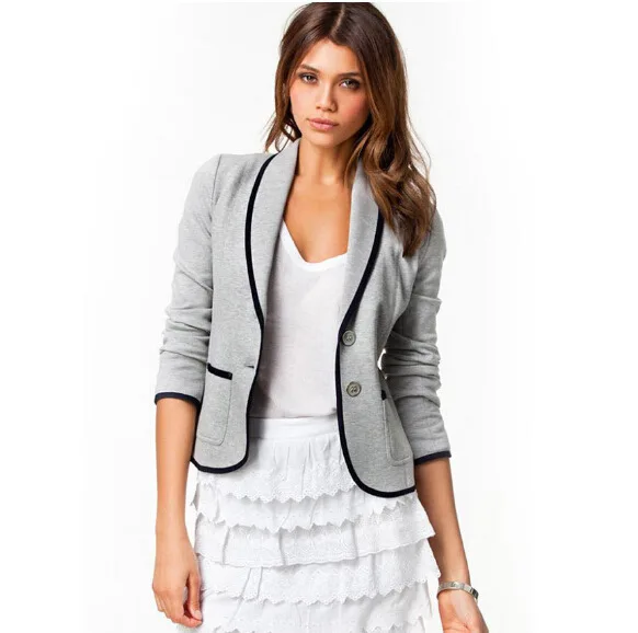 6xl women's clothing clothing Loose Coat Foreign Trade Joker Long Sleeve Jacket Suit Loose Coat Leisure Time Loose Coat jacket