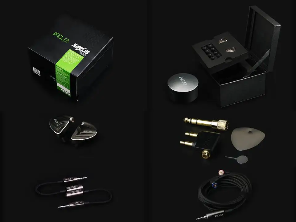 Fidue Sirius A91 Audiophile IEMs Reference Class 4BA + динамические 5 полосные гибридные HiFi наушники