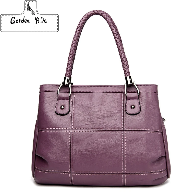 

Autumn Fashion Women Bag Luxury Brand 2019 PU Leather Shoulder Bags Large Ladies Bags Brands Designer Handbags High Quality