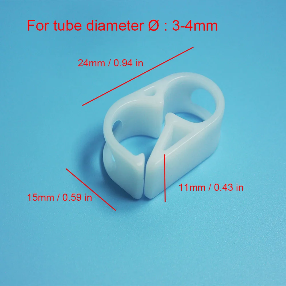50 шт Пластик трубные зажимы Регулируемая трубка зажим 3-12 мм пробки лаборатория клапан потока патрубок с регулировкой зажим сифон держатель трубы