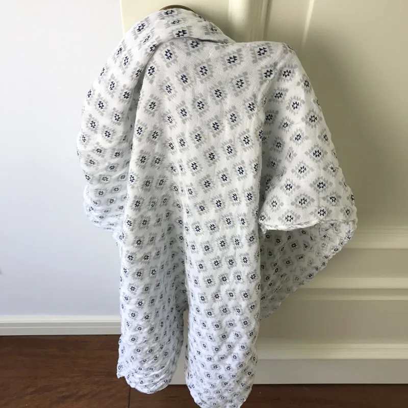 Детское одеяло, хлопковое детское муслиновое Пеленальное Одеяло, качество лучше, чем Aden Anais, детское банное полотенце, Хлопковое одеяло для младенцев - Цвет: CM ge