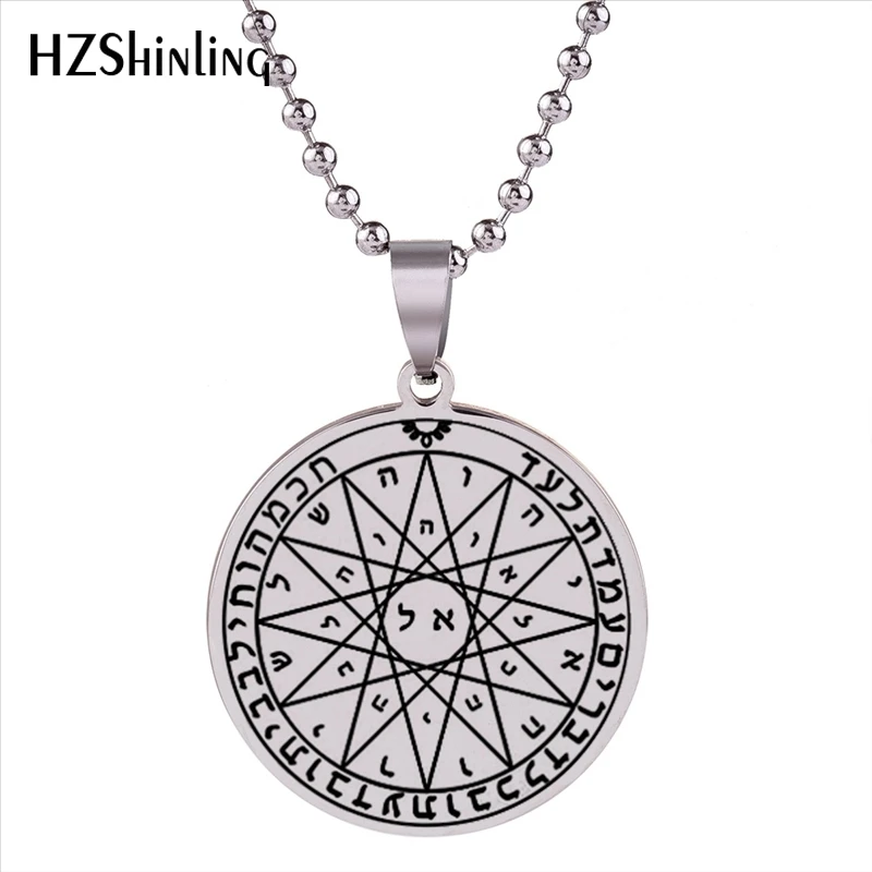 Новинка 2018 квартая Pentacle Of Mercury Key кулон &quotСоломон&quot ожерелье из нержавеющей