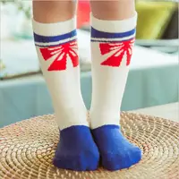 22 style Cotton Kids Knee height Socks 0 To 6 T Toddler Leg Warmers Boys Girls Knee Newborn Children Soft Lovely Bow-Knot Socks 1