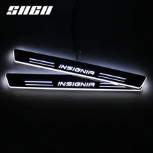 SNCN обрамление педали светодиодный Автомобильный свет порога Накладка путь динамический стример Добро пожаловать лампа для Opel Insignia