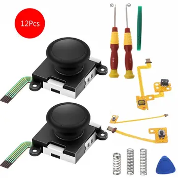 

Two Pack Analog 3D Joy con Joystick Replacement for Nintendo Switch,joycon Switch joysticks compatiable with Left joycon Right S