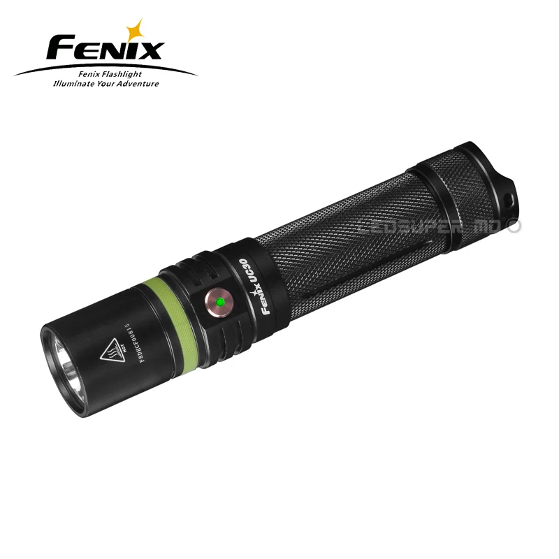 Оригинальный Fenix UC30 2017 1000 люменов Cree XP-L HI V3 светодиодный фонарик Перезаряжаемые Micro USB фонарик с 2600 мАч 18650 аккумулятор