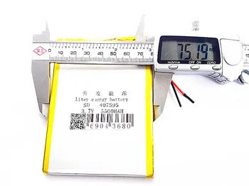 

3.7V,5500mAH (polymer lithium ion battery) Li-ion battery for tablet pc 7 inch 8 inch 9inch 407595 Free Shipping