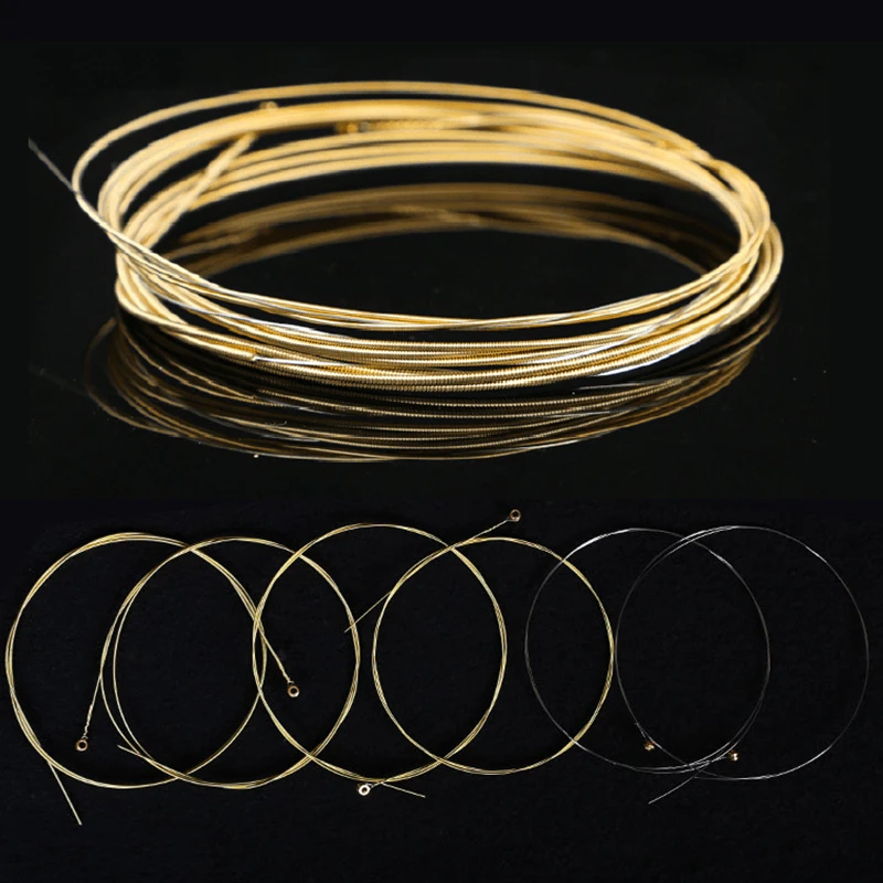 

High Quality Acoustic Folk Guitar String Set (.010-.047) Super Light Tension Wound Guitar strings