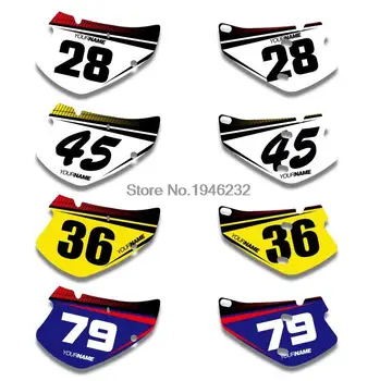 

H2CNC Custom Number Plate Background Graphics Sticker & Decal For Honda XR650R 2000 - 2009 2002 2004 2006 2008 XR 650R
