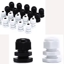 10 шт./лот кабель CE водонепроницаемый нейлоновый Пластиковый кабель Втулка IP68 M12 для 3 мм-6,5 мм