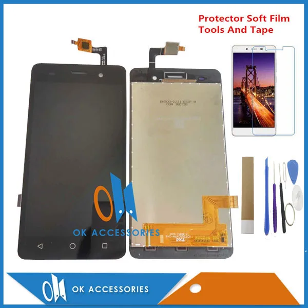 

For BQ BQ-5020 BQS-5020 BQS 5020 Strike LCD Display+Touch Screen Digitizer Assembly Black Color With Kits