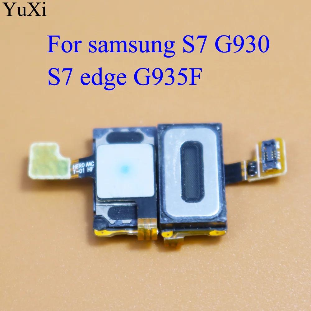 YuXi Samsung Galaxy S7 G930 S7 kenar G935F kulak mikrofonu Kulaklık Hoparlör Ses ve Mikrofon Flex Kablo - AliExpress