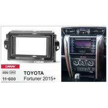 CARAV 11-600 Автомобильная Радио панель для TOYOTA Fortuner+(пианино черный) Рамка для DVD CD отделка монтажный комплект