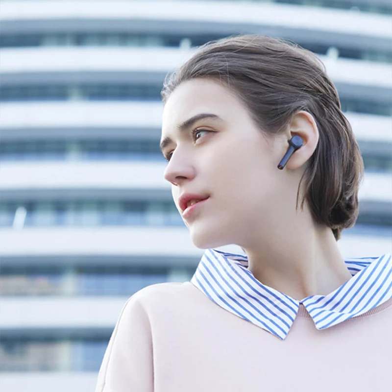 Xiaomi Air Bluetooth Eerphone AirDots Pro TWS ENC Беспроводная стереогарнитура ANC сенсорное управление AAC HD звук