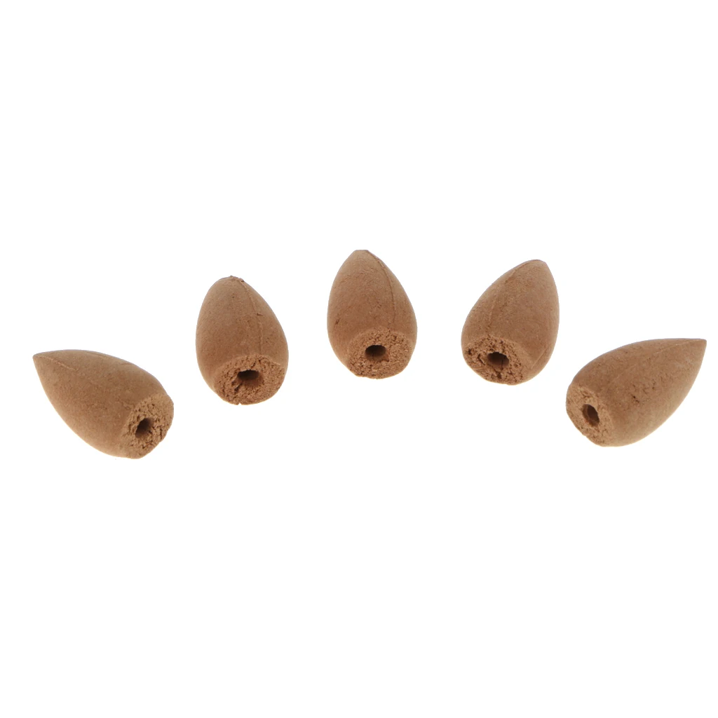 80Pcs Backflow Incense Cones Natural Incense Cone Incense for Home Patio Office Yoga Meditation Room Hotels Business Clubs