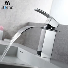 Bathroom Basin Sink Faucet Waterfall Chrome Polish Single Handle Single Hole Mixer Tap Deck Mounted Basin Taps Bathroom Basin Sink Faucet Waterfall Chrome Polish Single Handle Single Hole Mixer Tap Deck Mounted Basin Taps