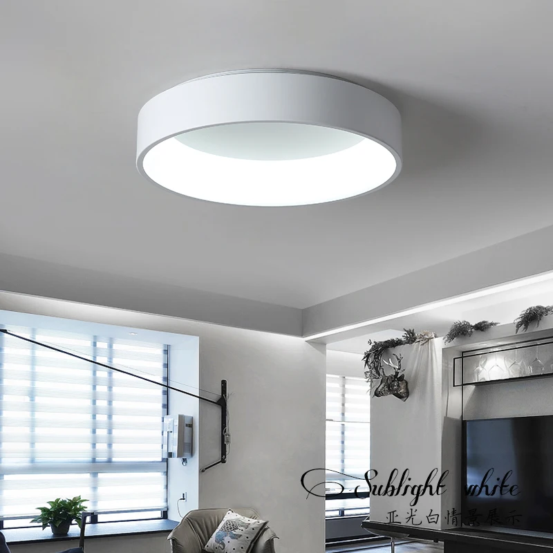 Черный/белый/серый минимализм современные светодиодные потолочные лампы для гостиной спальни комнаты lamparas de techo светодиодный потолочный светильник